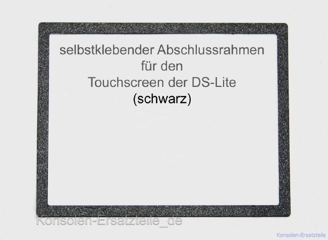 DS Lite Rahmen für Touchscreen