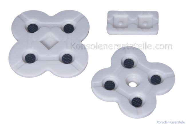 DS Lite Gummimatten, DS Lite Tastengummis, DS Lite Rubberpads, Kontaktgummis DS Lite, Tastengummis Nintendo DS Lite