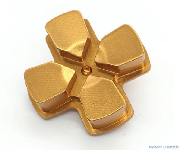golden, gold, PS4 Controller Button Metall Steuerkreuz d-pad, ps4-controller-button-metall-steuerkreuz-d-pad