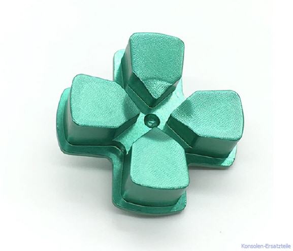 grün, green, PS4 Controller Button Metall Steuerkreuz d-pad, ps4-controller-button-metall-steuerkreuz-d-pad