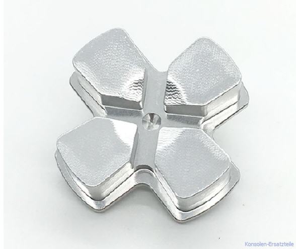 silber, silver, PS4 Controller Button Metall Steuerkreuz d-pad, ps4-controller-button-metall-steuerkreuz-d-pad