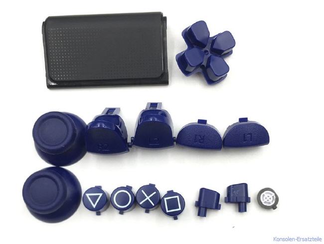 PS4 Slim Pro Trigger Button Set, Tastenset PS4 Pro Controller Trigger Button, PS4 Slim Knöpfe L1 L2 R1 R2, PS4 Tasten, PS4 Ersatztasten, PS4 Tastenfedern, PS4 Ersatzteile für PS4 Dualshock 4 Controller Pro Slim, Controller 4. Generation, Controller 5. Generation, JDS-040, JDS-055