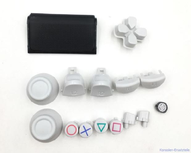 PS4 Slim Pro Trigger Button Set, Tastenset PS4 Pro Controller Trigger Button, PS4 Slim Knöpfe L1 L2 R1 R2, PS4 Tasten, PS4 Ersatztasten, PS4 Tastenfedern, PS4 Ersatzteile für PS4 Dualshock 4 Controller Pro Slim, Controller 4. Generation, Controller 5. Generation, JDS-040, JDS-055