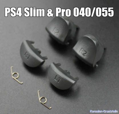 PS4 Slim & Pro Trigger Tastenset für 040 / 055, Trigger Buttons