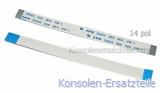 JDS-001, jds001, jds 001, Anschlusskabel 14p, Flexkabel für JDS-001, 14 poliges Kabel für usb buchse mit platine, PS4 Lightbar, PS4 Ladeanschluss, Flexkabel PS4 USB Buchse, PS4 USB Platine Anschlusskabel, 12 poliges Kabel für PS4 Controller, 14 Pin PS4 flex cable charge port usb charger board pcb For PS4 Controller, flex Kabel ps4, PS4 Controller Flexkabel