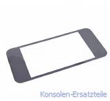 Glasscheibe für das obere New 2DS XL Display, Acrylglas Fenster für New 2DS XL, New 2DS XL screen protector, Display Abdeckung schwarz, schwarzer Rahmen Nintendo New 2DS XL