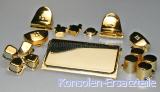 PS4 Controller Modding Set GOLD metallic, Metalltasten für PS4 Controller, PS4 Triggertasten Gold, PS4 Actiontasten gold, PS4 Aktionstasten gold, PS4 d-pad gold