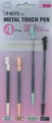 4 x Touchpen DS Lite Stifte - Metallgriff variabel