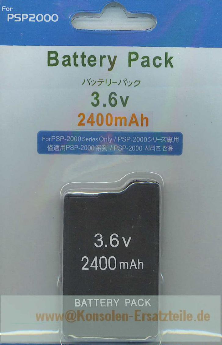 Akku PSP Slim 2000 3000 wiederaufladbare Batterie