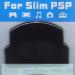 PSP 2000 Slim Akkudeckel, Batteriefachabdeckung, schwarz - Größe im Menue wählbar.