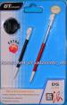2 x Metall Stift Touch Pen DS Lite Daumenstift r/s
