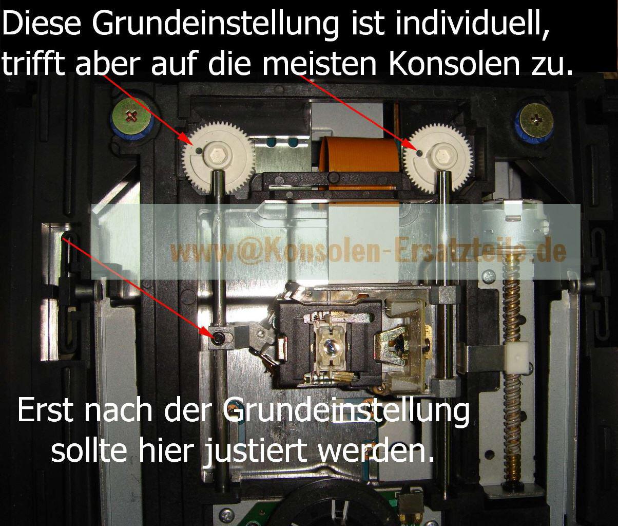 PS2 Laserlaufwerk Innenansicht