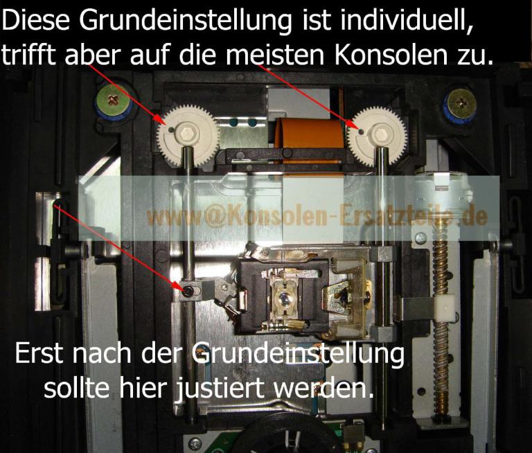 PS2 Laserlaufwerk Innenansicht