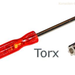 T8 Torx Schraubendreher XBOX360 Controller + PS3 - rot