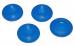 PS4 Controller Kappen, Silikon Gummi Caps BLAU