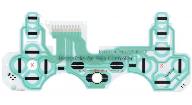 Kontaktfolie für PS3 Controller Tasten