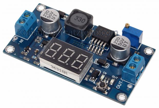 QSKJ DC-DC Step-down Buck Converter 4x2A - 5V met 4xUSB