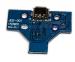 PS4 Controller Ladeplatine mit USB Ladebuchse, Lightbar LEDs, (14p. Anschluss), für 1.Gen., JDS-001