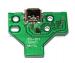 PS4 Controller USB-Lade-Platine Board JDS-011 mit Ladebuchse und Lightbar - 12p.