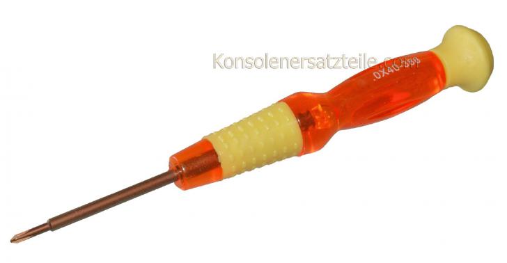 Kreuzschlitz-Schraubendreher, Schraubenzieher mit kleiner Klinge, Spitze - z.B. für div. Handys, Konsolen, 3DS, PSP, PS4 Controller usw. und für allgemeinen Gebrauch.