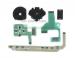 PSP 1000 / PSP 1004 Tastenreparaturset, Kontakte für die Tasten, d-pad, Start, Home, Select, Volume, Schultertasten, Steuerkreuz inkl. 4 Druckgummis