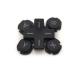 Tastenset, Steuerkreuz, A, B, X, Y Taste für Nintendo 3DS XL, Farbe Schwarz