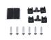 Abdeckungen, Schrauben und Gummifüße Set für das PS2 Slim Gehäuse