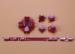 PSP 1000 / PSP 1004 Tastensatz Knöpfe Tasten Button Set, abxy, d-pad, Steuerkreuz, Start Home Select usw. - ROT