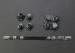 PSP 1000 / PSP 1004 Tastensatz Knöpfe Tasten Button Set, d-pad, Steuerkreuz, Start Home Select Volume usw. - SCHWARZ
