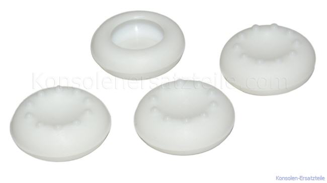 PS4 Gummi Kappen weiss, PS4 Joystick caps weiss, PS4 Controller Kappen, PS4 Thumbstick Kappen, PS4 Silikon Kappen, Kappen für Playstation 4 Controller, Gummikappen PS4 Sticks, PS4 Analog Controller Gummis, ps4 controller gummi verschlissen