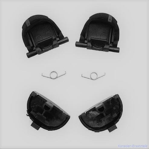 PS4 Trigger Button Set 3. Generation JDM-030 / JDS-030, PS4 Controller Trigger Button, PS4 Knöpfe L1 L2 R1 R2, PS4 Federn, PS4 Tasten, PS4 Ersatztasten, PS4 Tastenfedern, PS4 Ersatzteile für den PS4 Dualshock 4 Controller